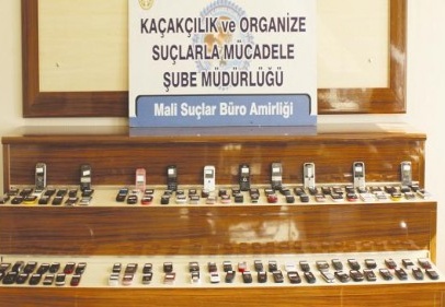 120 adet kaçak cep telefonu ele geçirildi 