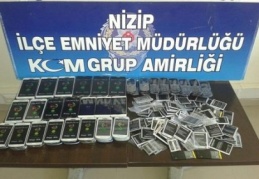 92 adet kaçak telefon ele geçirildi