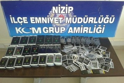 92 adet kaçak telefon ele geçirildi