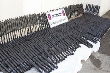 500 adet ruhsatsız pompalı tüfek nereye gidiyordu?