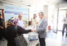 500 aileye 2000 kilogram et yardımı yapıldı