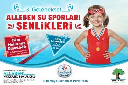 3. Alleben Su Sporları Şenliği yarın başlıyor