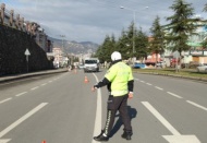 62 araç trafikten men edildi