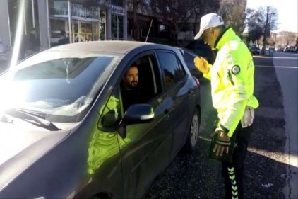 119 araç, trafikten men edilirken 6 sürücü belgesine de el konuldu 