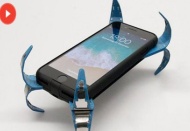 4 ayak üzerine düşen telefon kılıfı