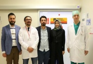 7 aylık bebeğe stent takıldı