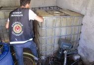 14 bin 200 litre gümrük kaçağı akaryakıta el konuldu