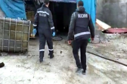 9 bin 236 litre kaçak akaryakıt ele geçirildi