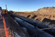 “135 bin 730 metre uzunluğundaki isale hattında boru montajı başladı’’