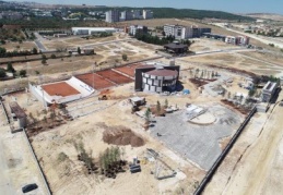2 bin 500 metrekare alana tenis kompleksi kuruluyor