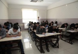 2 bin 296 öğrenci YGS tatbikatına katıldı