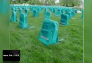 3 bin 758 okul çantası mezar oldu