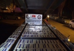 13 bin 500 paket gümrük kaçağı sigara ele geçirildi
