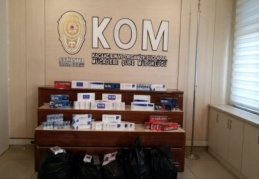 3 bin 110 paket gümrük kaçağı sigara ele geçirildi