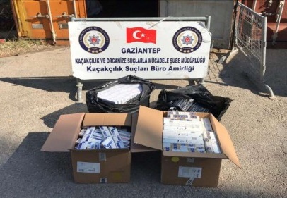 3 Bin 560 Paket kaçak sigara ele geçirildi