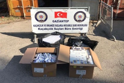 3 Bin 560 Paket kaçak sigara ele geçirildi