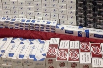45 bin 500 paket kaçak sigara ele geçirildi