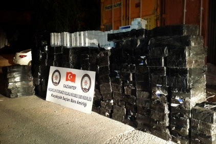 20 bin 100 paket kaçak sigara ele geçirildi 