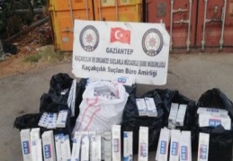 2 bin 300 paket kaçak sigara ele geçirildi