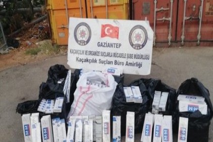 2 bin 300 paket kaçak sigara ele geçirildi
