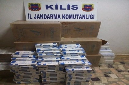 9 bin 870 paket kaçak sigara ele geçirildi