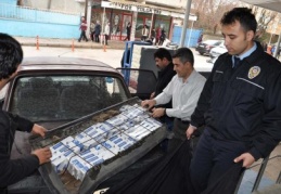21 bin 760 paket kaçak sigara ele geçirildi