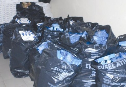17 bin 730 paket kaçak sigaraya el konuldu