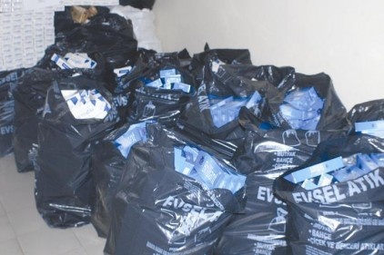 17 bin 730 paket kaçak sigaraya el konuldu