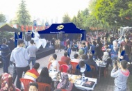 6 bin kişiye iftar sofrası kuruldu