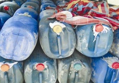 3 bin litre kaçak akaryakıt ele geçirdi