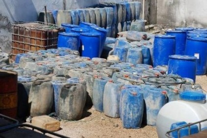 36 bin litre kaçak mazot ele geçirildi