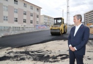 287 bin m2 alana 38 bin 160 ton asfalt döküldü
