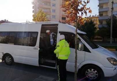7 bin okul servisi denetlenerek 862 sürücüye ceza kesildi