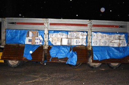 638 bin paket gümrük kaçağı sigara ele geçirildi