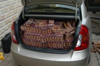 6 bin paket kaçak sigara ele geçirildi