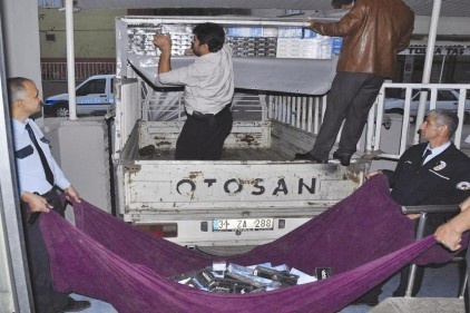 20 bin paket kaçak sigara ele geçirildi