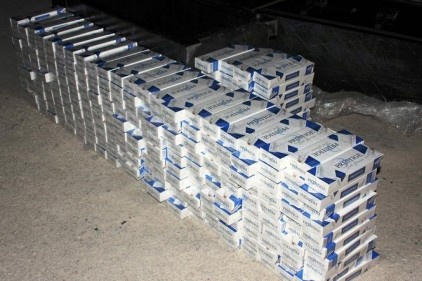 15 bin paket kaçak sigara ele geçirildi