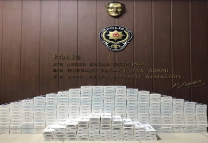 3 bin paket kaçak sigara yakalandı