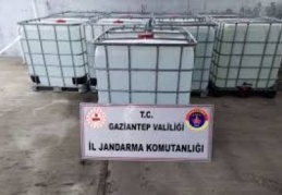 840 bin TL değerinde dezenfektan ele geçirildi