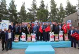 6 bin ton buğday ve arpa tohumu dağıtıldı