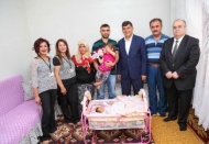 20 bininci bebek Kübra hediyelere boğuldu