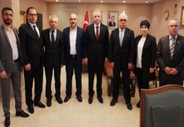 17. Bölge Gaziantep Optisyen ve Gözlükçüler Odası, Vali Gül’ü ziyaret etti