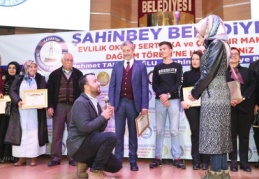 155 çift daha diplomalandı