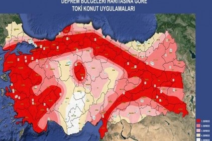 2. derecede deprem riski bulunan bölgelerde 51 proje yürütülüyor