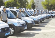 60 ekip otosu, törenle hizmete alındı