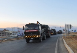 15 Fırtına obüsü İslahiye'ye getirildi