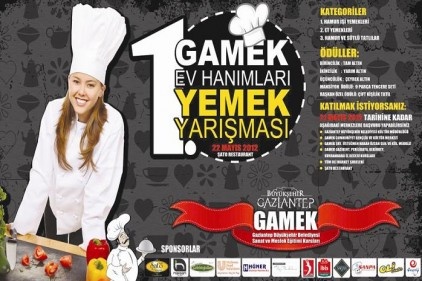 &#039;&#039;1. GAMEK Ev Hanımları Yemek Yarışması&#039; düzenlenecek