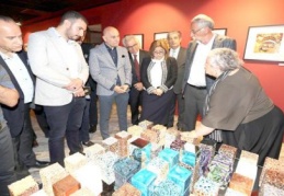 1. Gaziantep Uluslararası Sanat Çalıştayı”nda yapılan eserler sanat severler ile buluştu