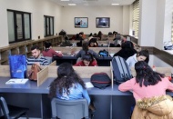 20 gençlik kütüphanesinin kapısı yarıyıl tatilinde de açık