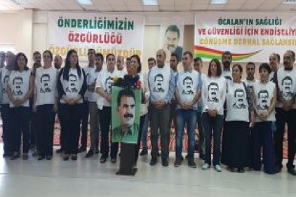 50 Gönüllü Öcalan&#039;la görüşülmesi için açlık grevine başladı 